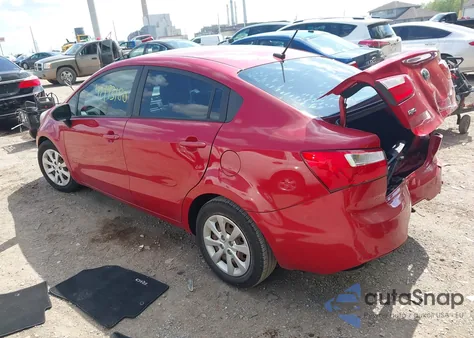 2014 Kia Rio Lx из США, поврежденный, VIN KNADM4A35E6419100